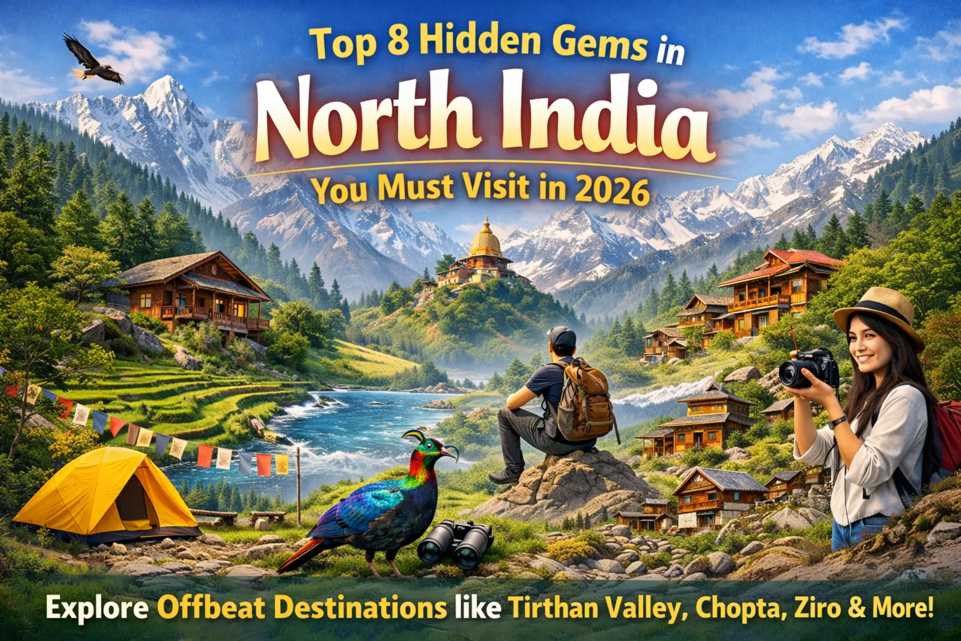 Top 8 Hidden Gems In North India You Must Visit In 2026 Hidden Travel Hidden Gems North India 2026.webp